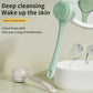 Hot Selling USB Electric Long Handle Silicone Bath Brush Electric Rotating Body Shower Cleaner Brush for Body with 4 Brush Heads