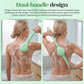Hot Selling USB Electric Long Handle Silicone Bath Brush Electric Rotating Body Shower Cleaner Brush for Body with 4 Brush Heads